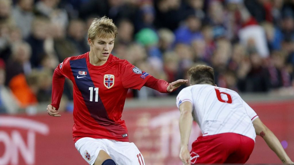 Martin Odegaard Norway vs Malta
