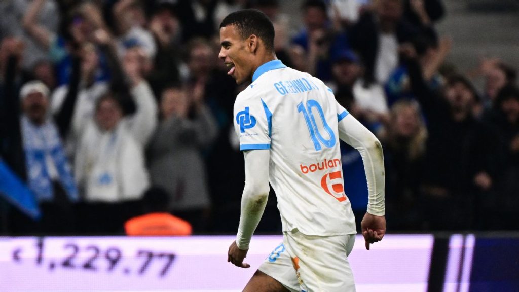 Marseille, the current club of Mason Greenwood, relegated in 1994