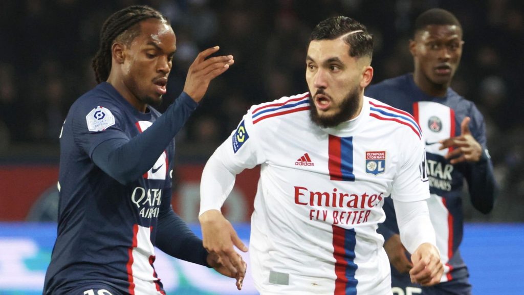 Renato Sanches PSG Rayan Cherki Lyon 2023