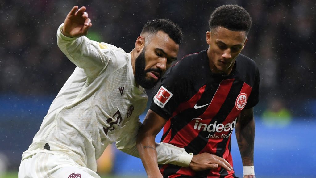 Eric Maxim Choupo-Moting Bayern Munich William Pacho Eintracht Frankfurt 2023