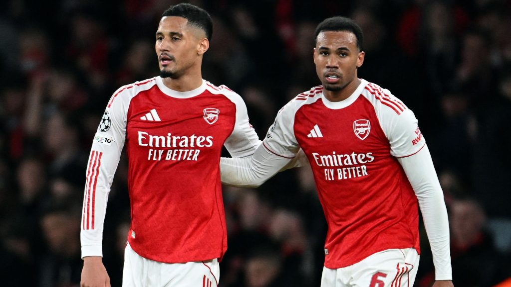 William Saliba Gabriel Arsenal