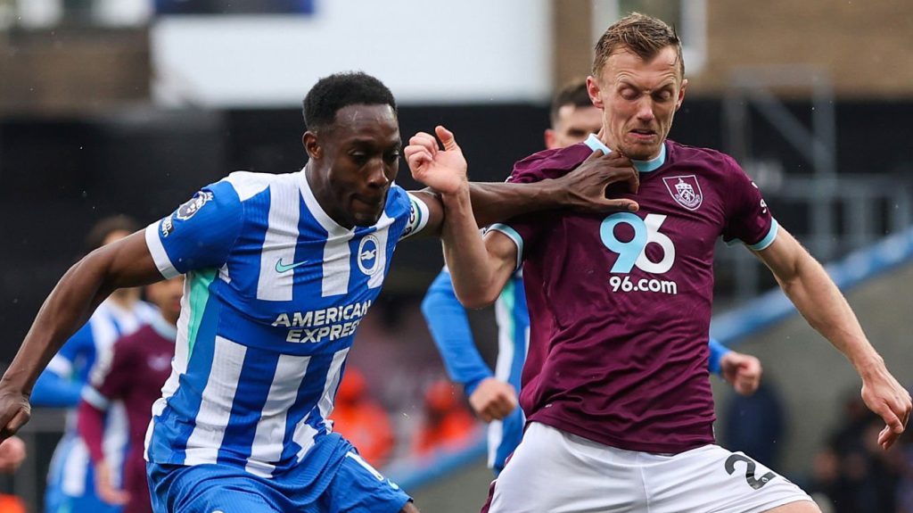 Danny Welbeck BrightonHove Albion James Ward-Prowse Burnley