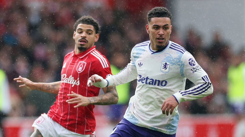 Morgan Rogers Aston Villa Morgan Gibbs-White Nottingham Forest