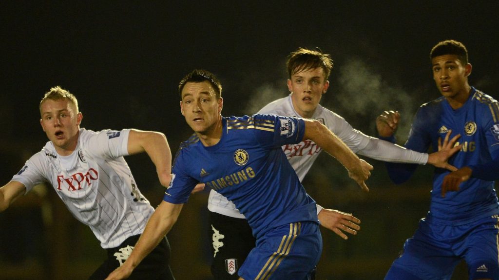 John Terry Jack Grimmer Chelsea Fulham U21 Premier League 01/2013 play for the U21s to recover from injury