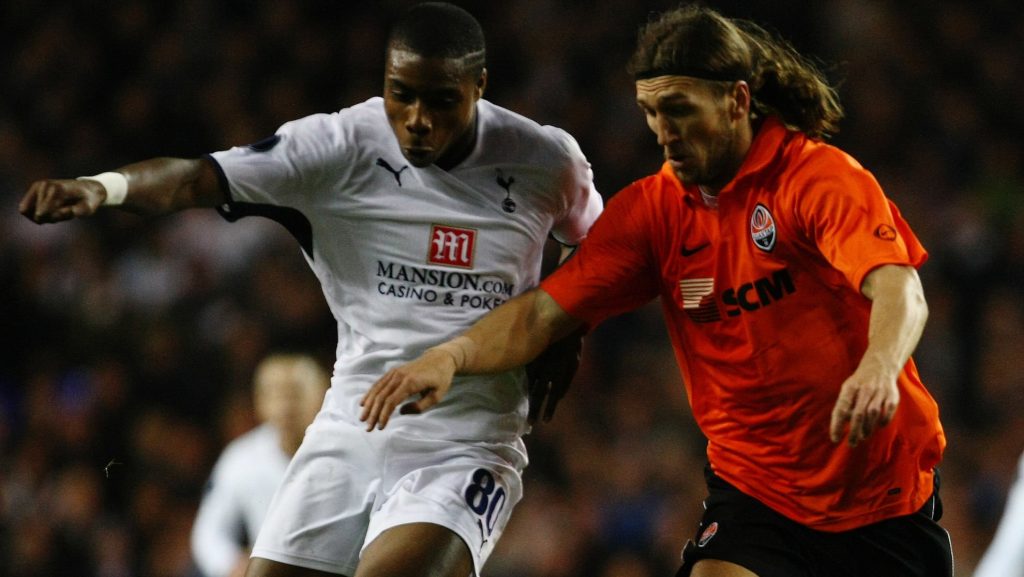 Jonathan Obika Dmytro Chyhrynskyi Tottenham Shakhtar Donetsk UEFA Cup 2009