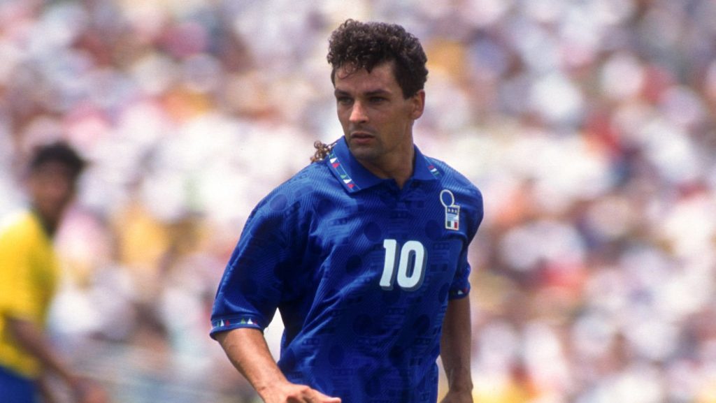 Roberto Baggio of Italy 1994 World Cup