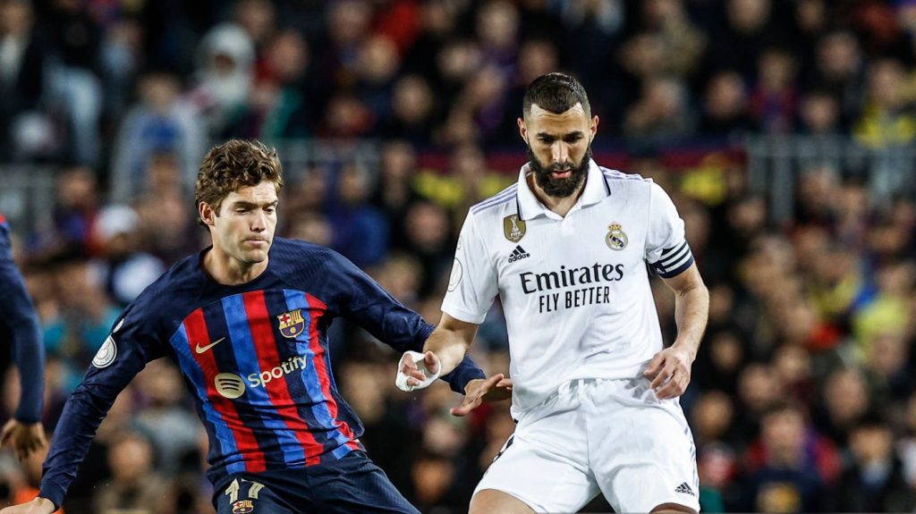 Karim Benzema Real Madrid Marcos Alonso Barcelona 2023