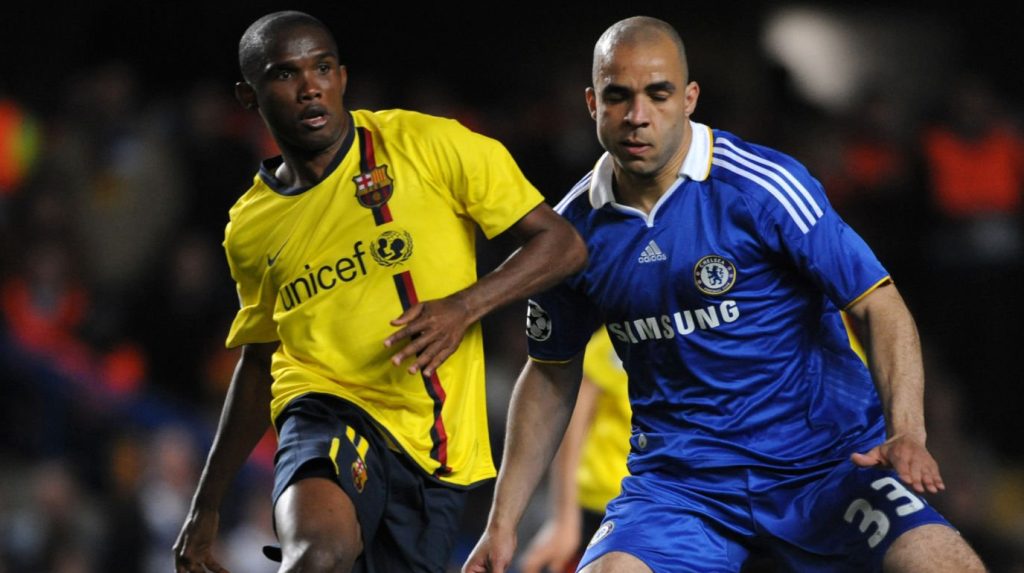 Alex Chelsea Samuel Eto'o Barcelona 2009