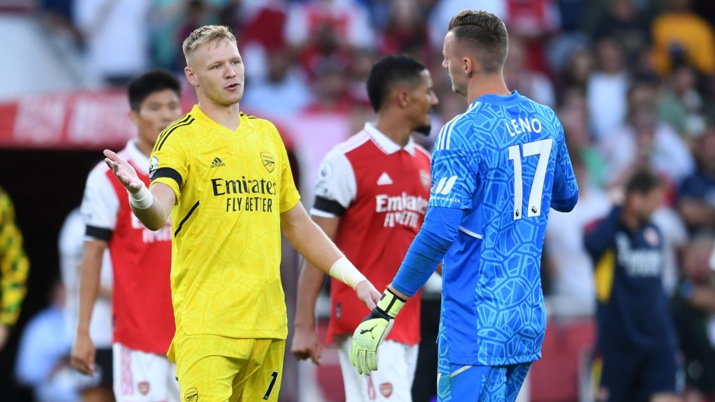 Aaron Ramsdale Arsenal Bernd Leno Fulham 2022