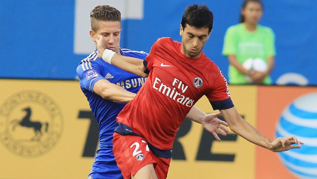 Javier Pastore PSG Sam Hutchinson Chelsea 2012
