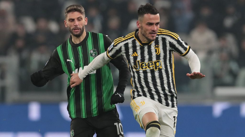 Filip Kostic Juventus Domenico Berardi US Sassuolo 2024