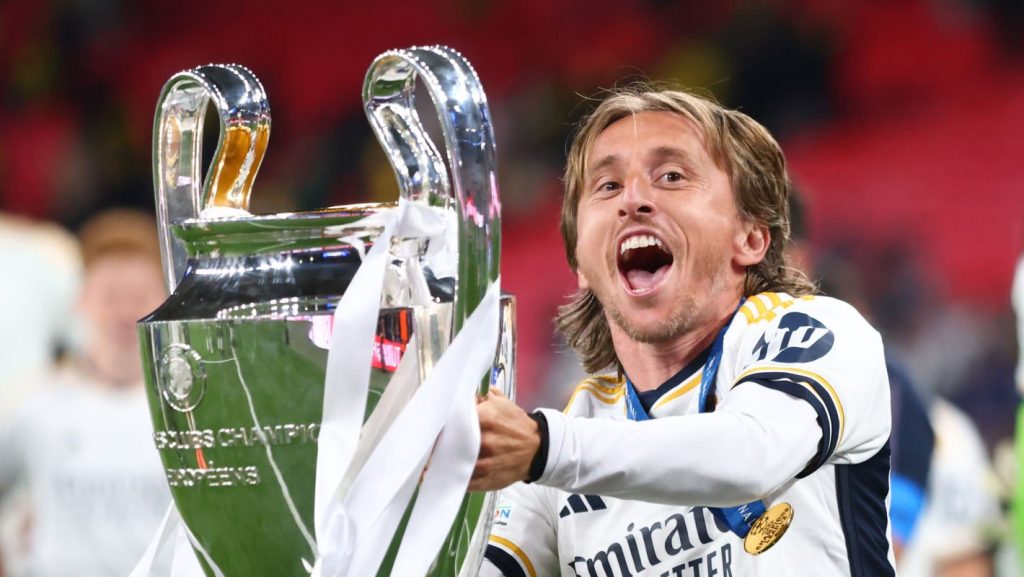 Luka Modric Real Madrid UEFA Champions League 2023/24 Borussia Dortmund v Real Madrid CF 2024