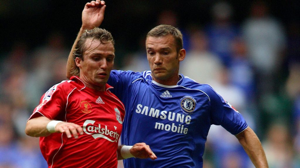 Boudewijn Zenden Liverpool Andriy Shevchenko Chelsea 2006