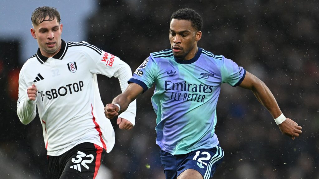Jurrien Timber Arsenal Emile Smith Rowe Fulham 2024