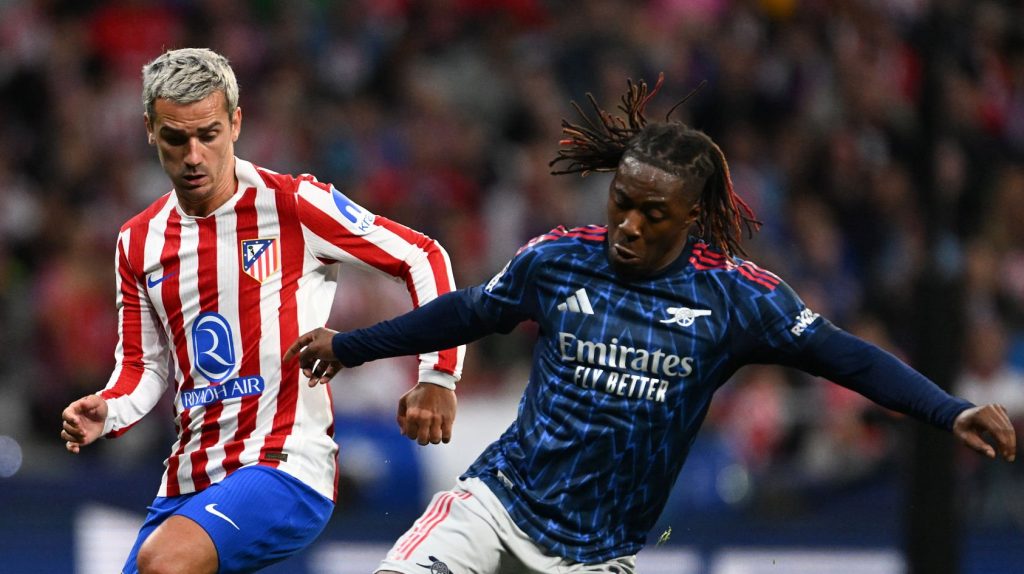 Eberechi Eze Arsenal Antoine Griezmann Atletico Madrid 2026