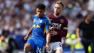 Jarrod Bowen West Ham United James Justin Leeds United Premier League 2026