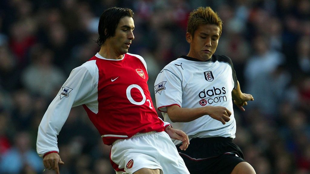 Robert Pires Arsenal Junichi Inamoto Fulham 2003