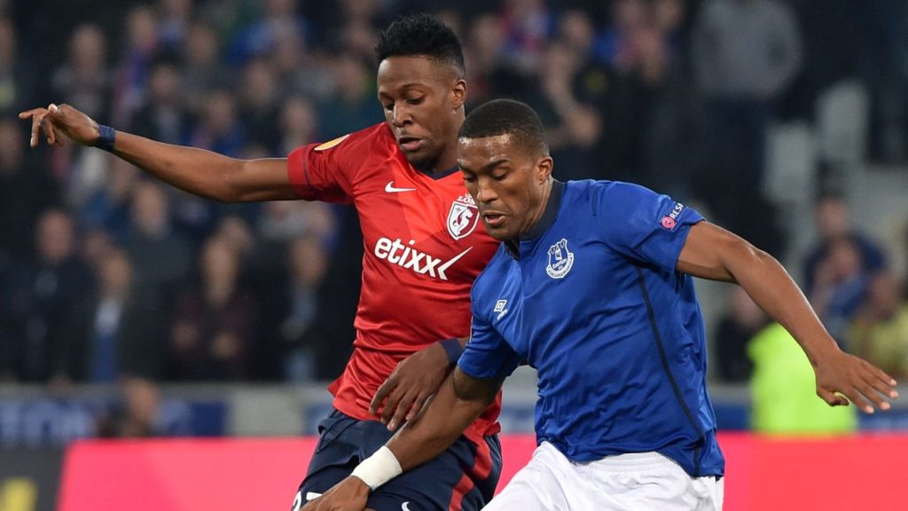 Everton Sylvain Distin Lille Divock Origi 2014