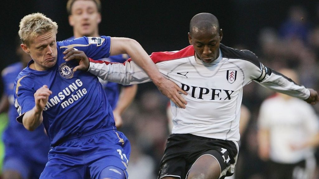 Damien Duff Chelsea Luis Boa Morte Fulham 2006