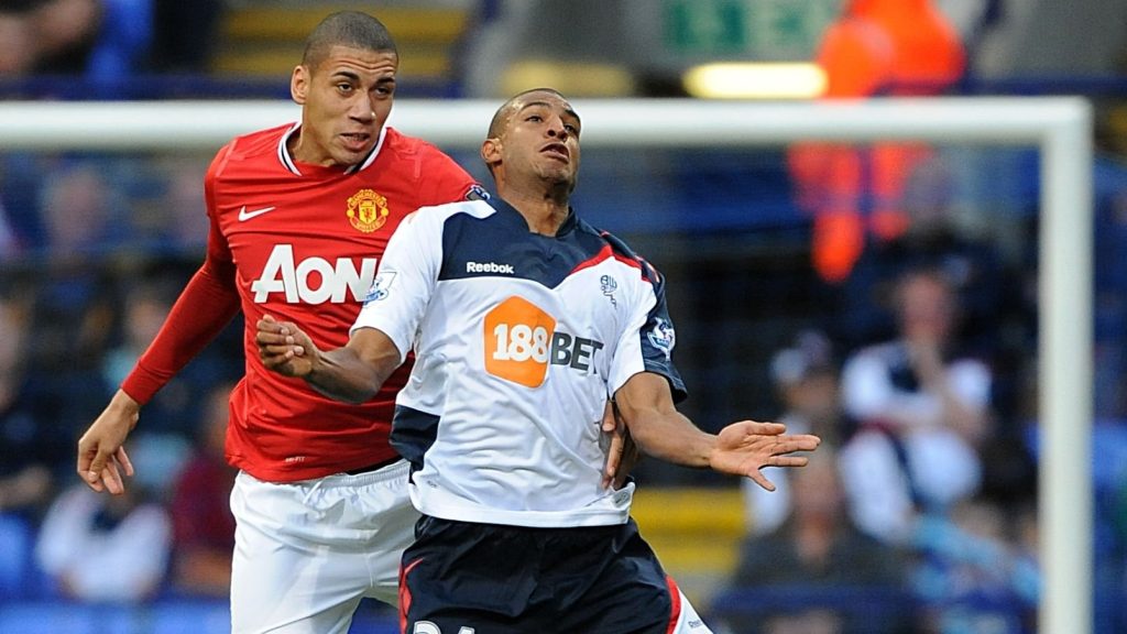 Chris Smalling Manchester United Bolton Wanderer David Ngog