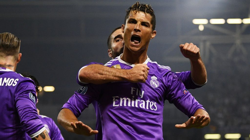Cristiano Ronaldo Real Madrid UEFA Champions League Final Juventus and Real Madrid 2017