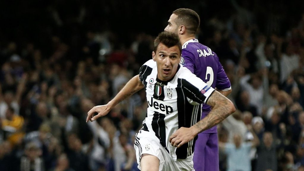 Mario Mandzukic UEFA Champions League Final Juventus and Real Madrid 2017