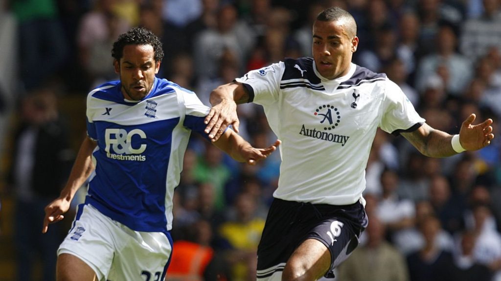 Tottenham Hotspur Tom Huddlestone Birmingham City Jean Beausejour Premier League 2011