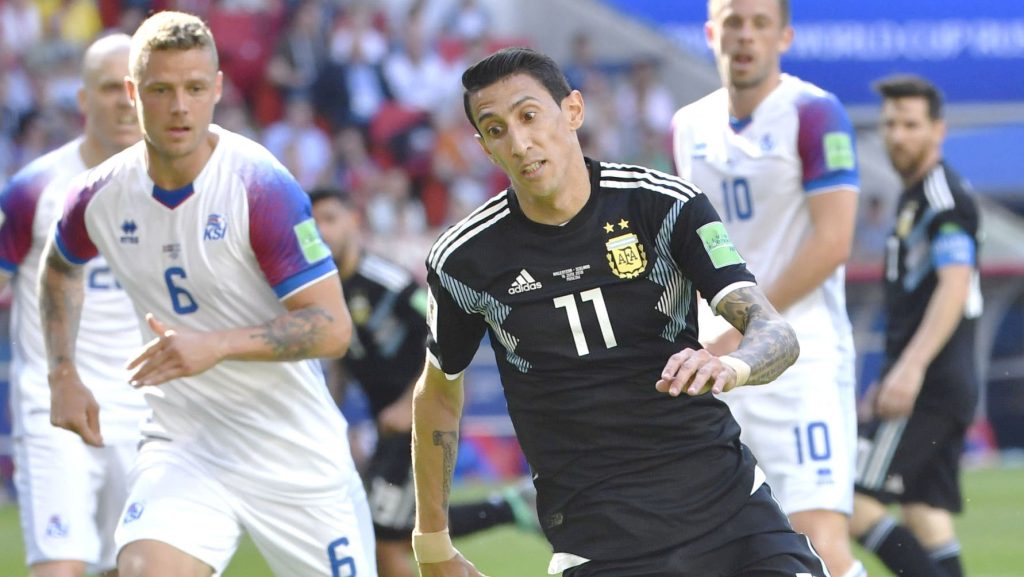 Angel Di Maria Argentina Iceland World Cup 2018