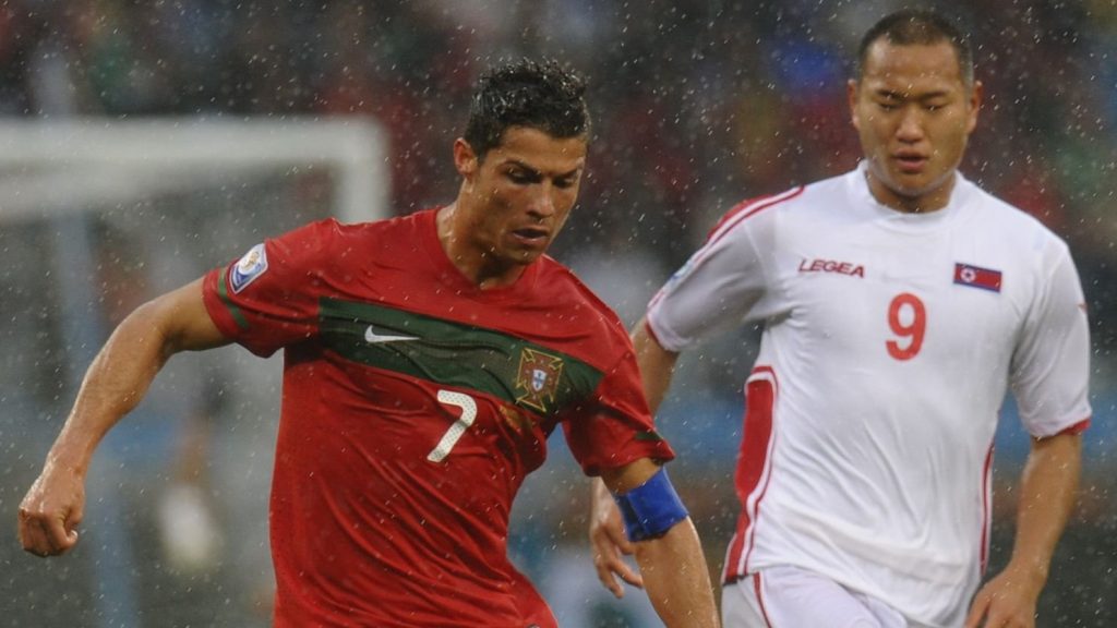 Portugal Cristiano Ronaldo North Korea Jong Tae-Se 2010 World Cup