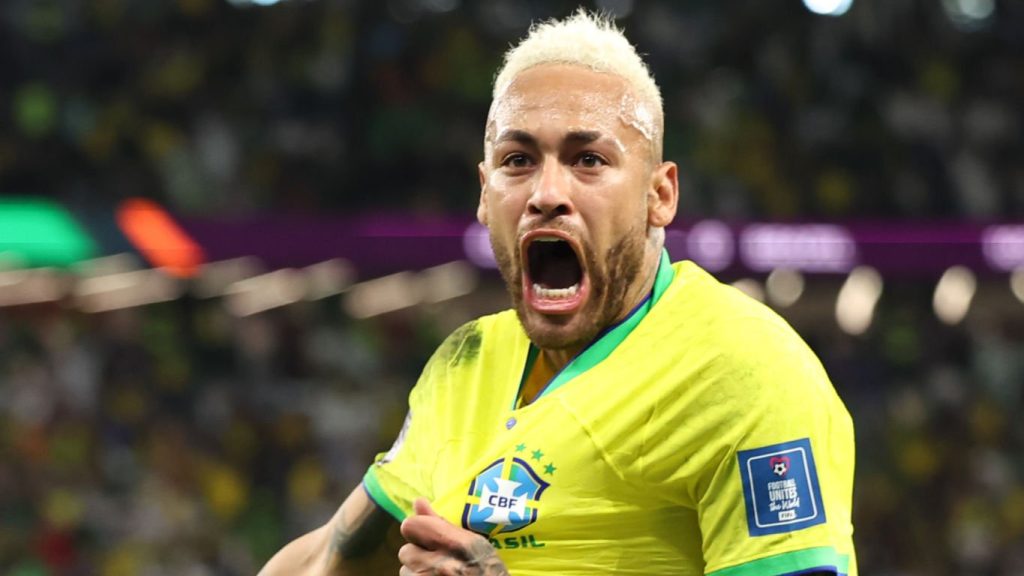 Neymar Brazil FIFA World Cup Qatar 2022 Croatia