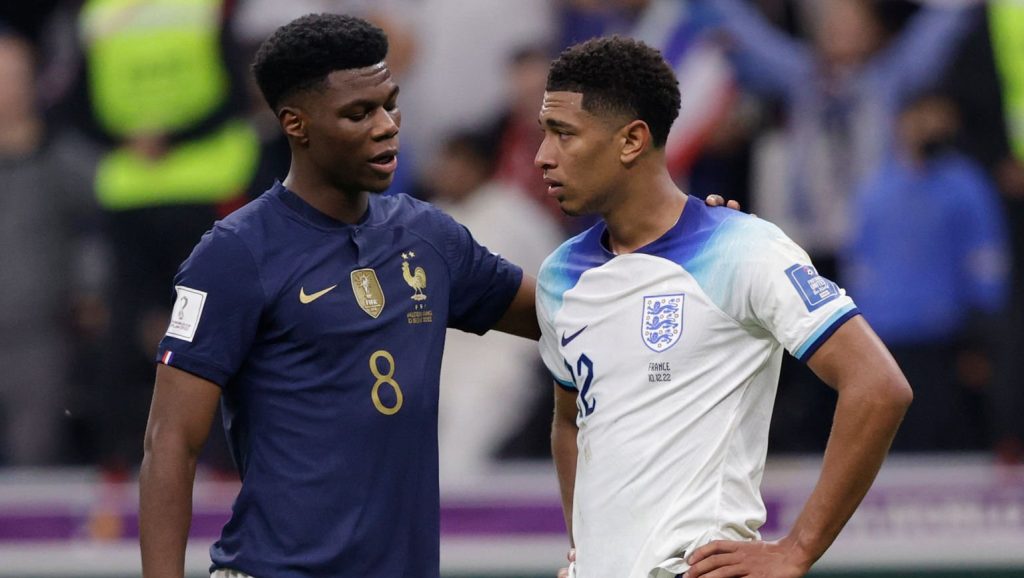 Aurelien Tchouameni France Jude Bellingham England World Cup 2022