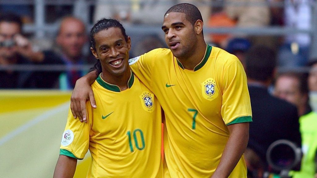 Ronaldinho Adriano Brazil FIFA World Cup Finals 2006