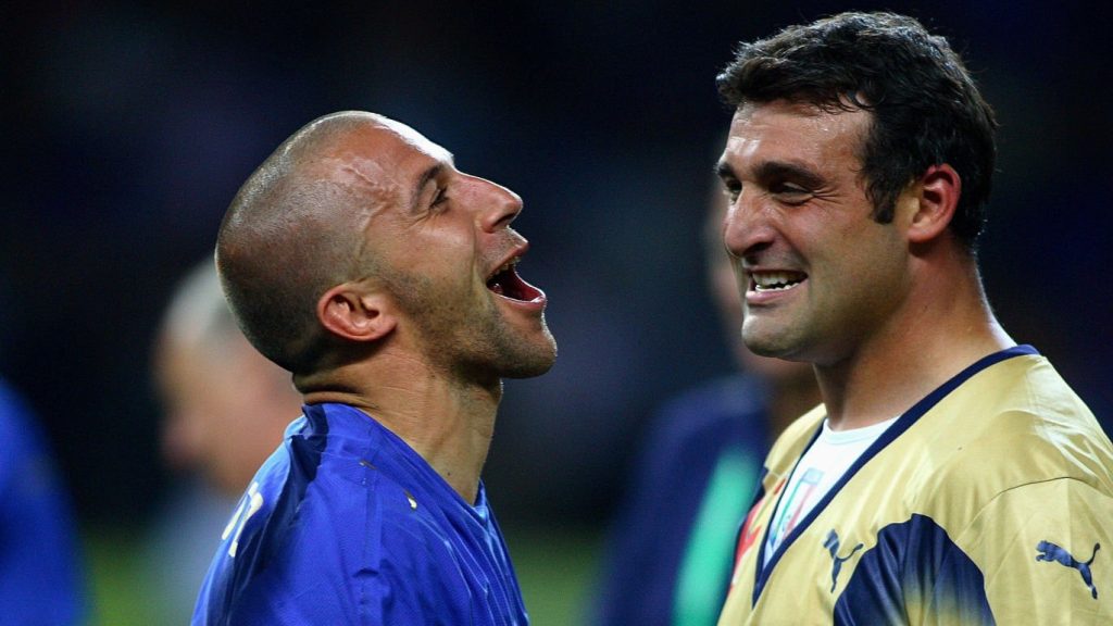 Alessandro Del Piero Italy Angelo Peruzzi FIFA World Cup Final Match 2006