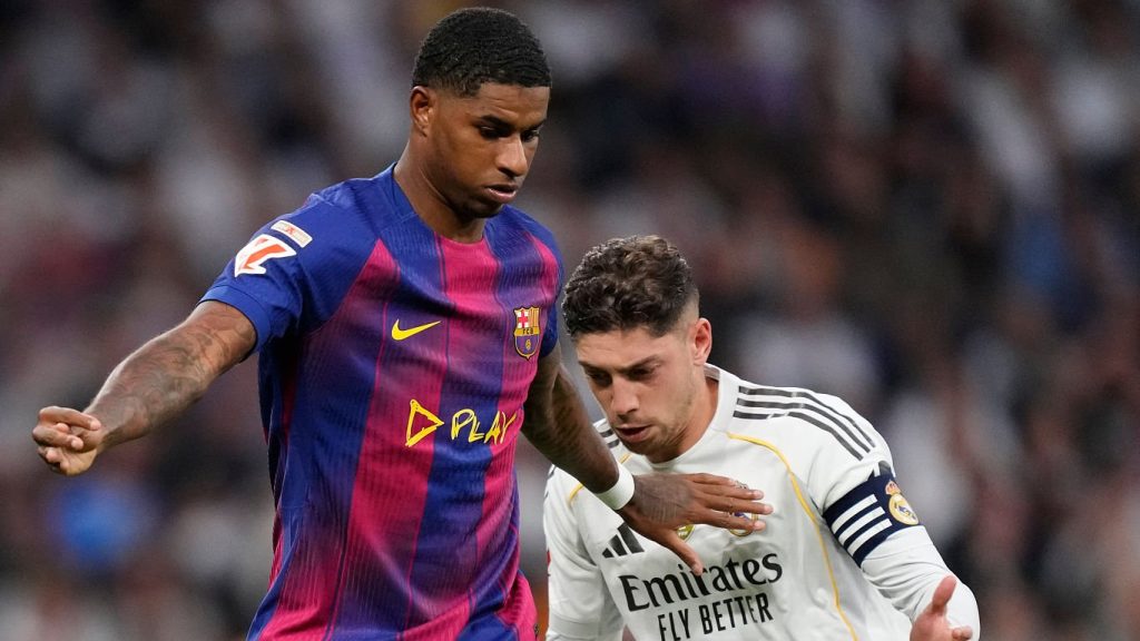 Marcus Rashford Barcelona Federico Valverde Real Madrid 2025