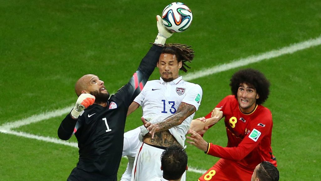 Tim Howard United States 2014 FIFA World Cup marouane fellaini