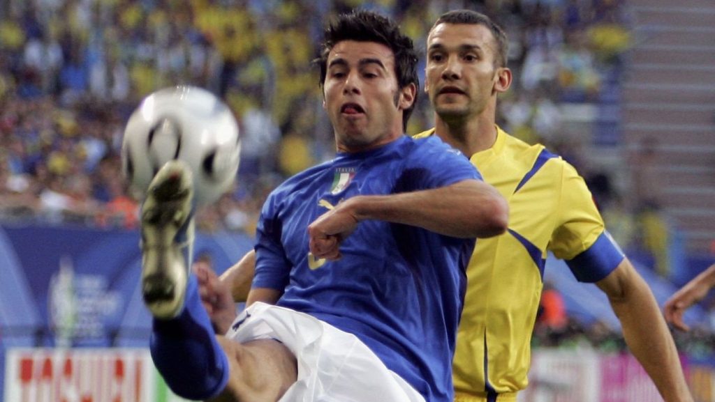 Andrea Barzagli Italy Andriy Shevchenko Ukraine FIFA World Cup Germany 2006 Quarter-final