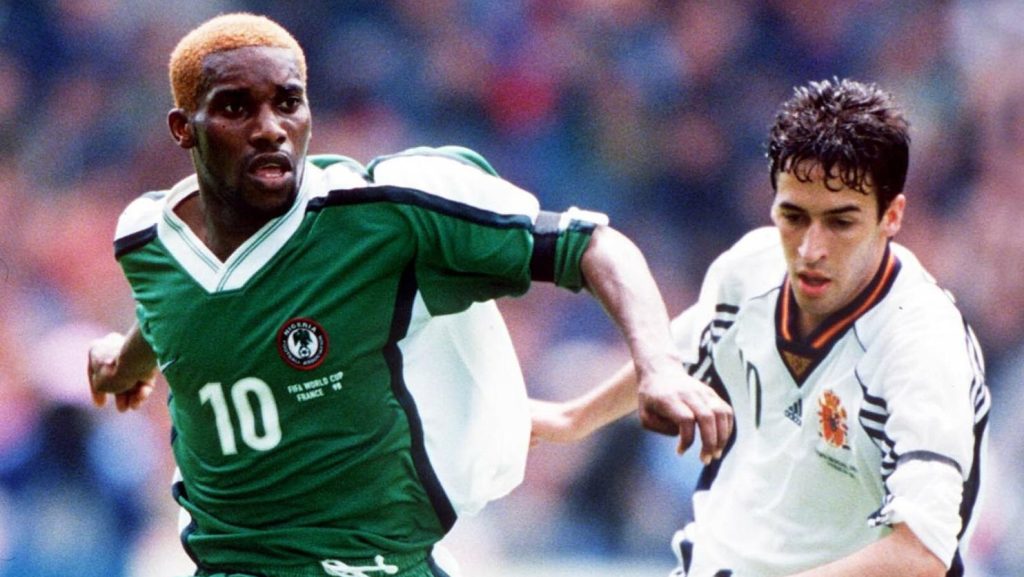Nigeria Jay-Jay Okocha Spain Raul World Cup 1998