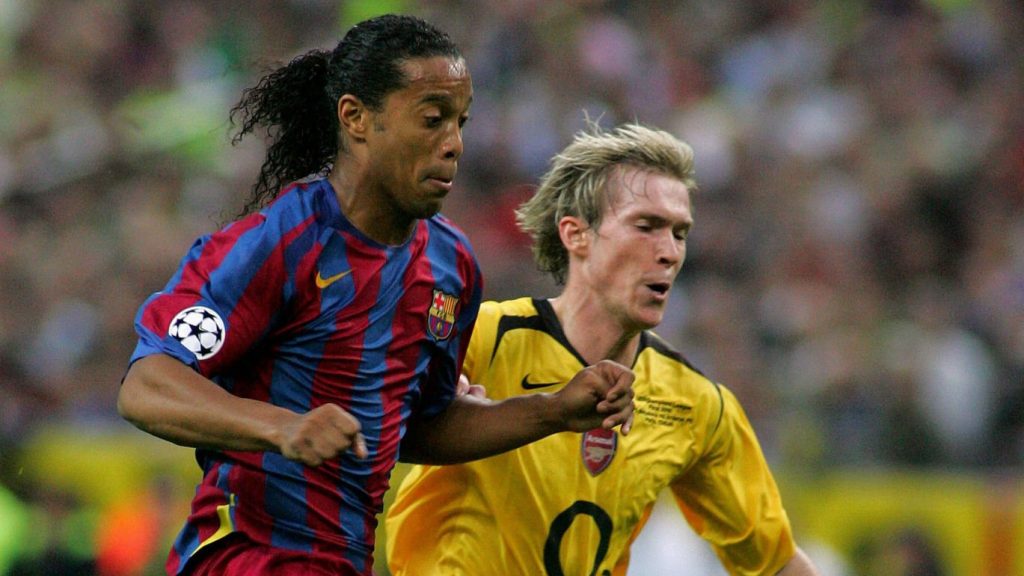 Ronaldinho Barcelona Alexander Hleb Arsenal UEFA Champions League Final 2006