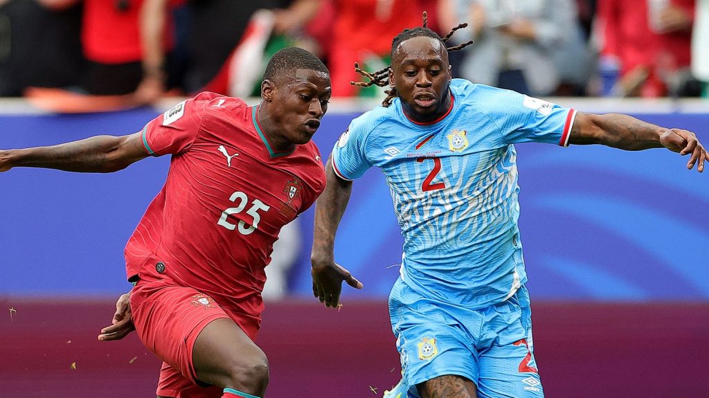 Nuno Mendes Portugal Aaron Wan-Bissaka Congo DR FIFA World Cup 2026 Group K 