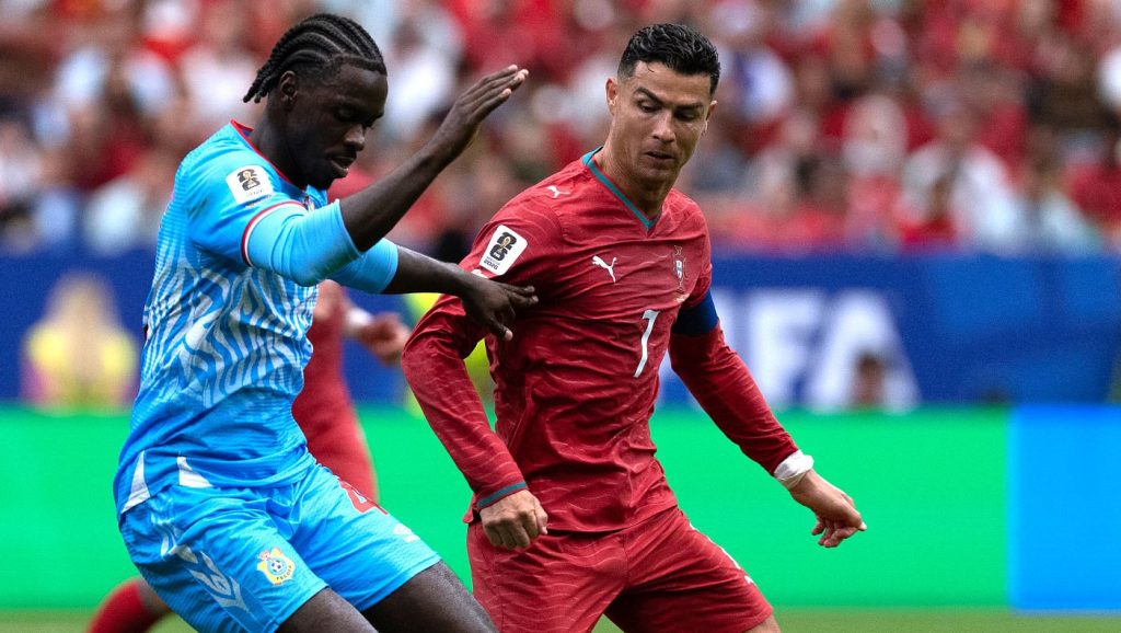 Cristiano Ronaldo Portugal Axel Tuanzebe Congo DR FIFA World Cup 2026 Group K