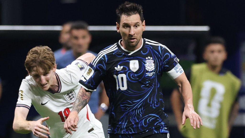 Lionel Messi Argentina Anthony Gordon England FIFA World Cup 2026 Semi Final match