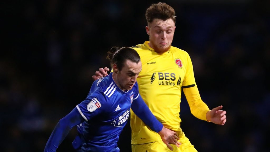 Will Keane Ipswich Town Harry Souttar Fleetwood Town
