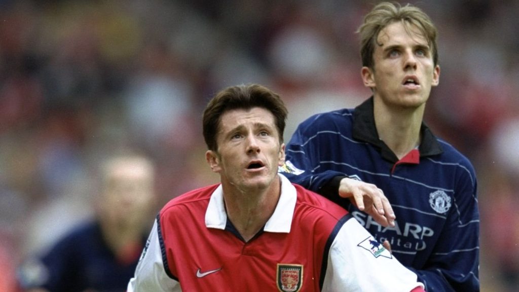 Davor Suker Arsenal Phil Neville Manchester United Premier League