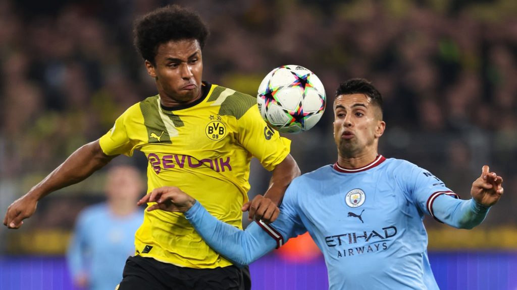 Karim Adeyemi Borussia Dortmund Joao Cancelo Manchester City UEFA Champions League 2022