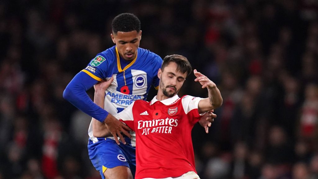 Brighton Hove Albion Levi Colwill Arsenal Fabio Vieira 2022