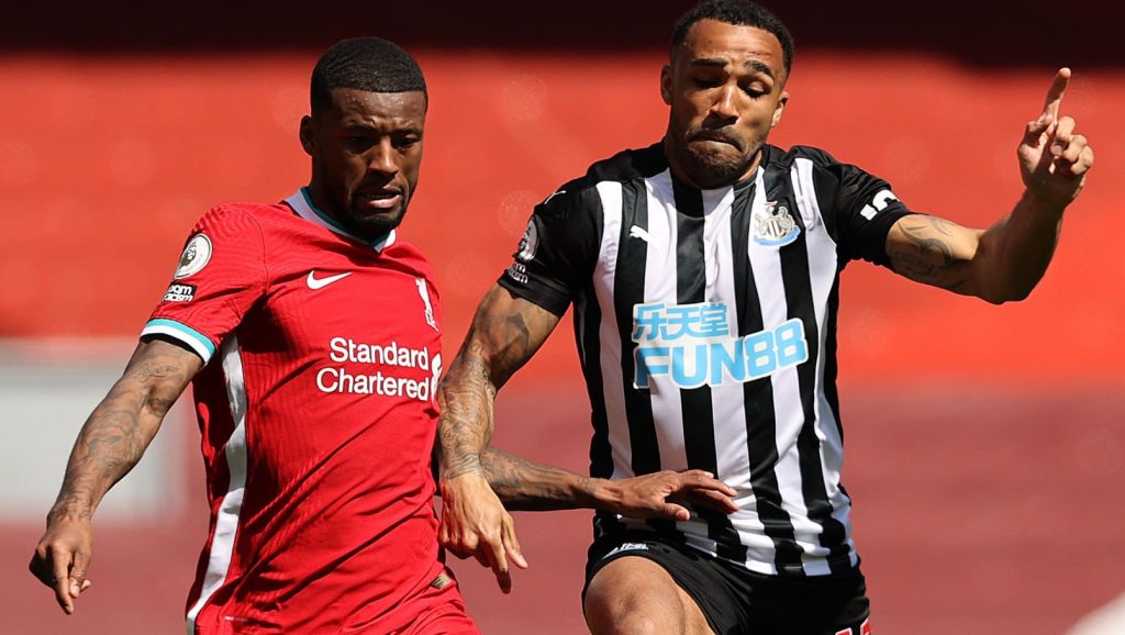 Georginio Wijnaldum Liverpool Callum Wilson Newcastle United Premier League 2021