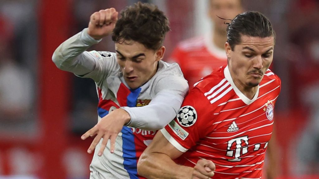 Gavi FC Barcelona Marcel Sabitzer Bayern Munich UEFA Champions League 2022