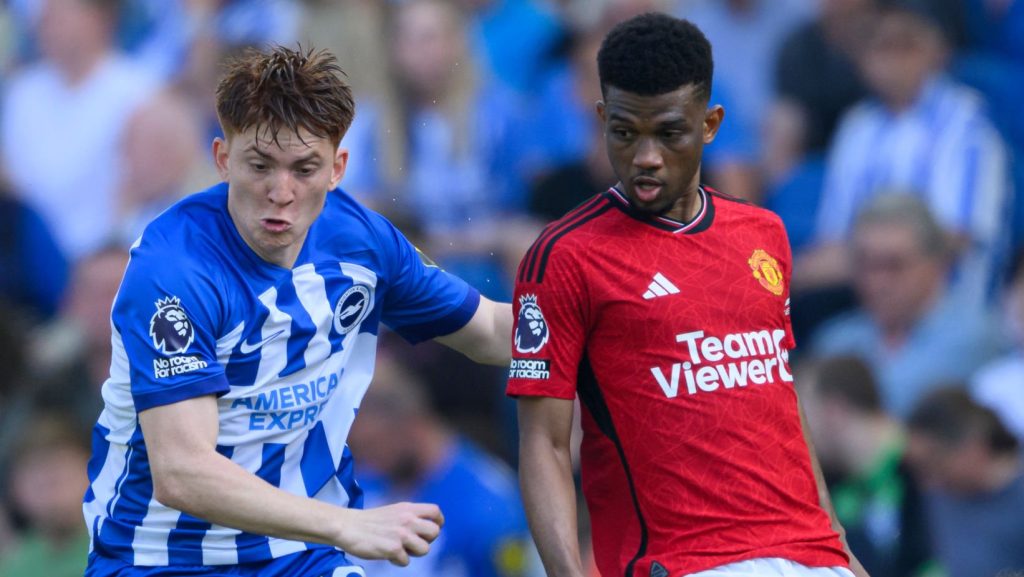 Brighton Hove Albion Valentin Barco Manchester United Amad Diallo Premier League 2024