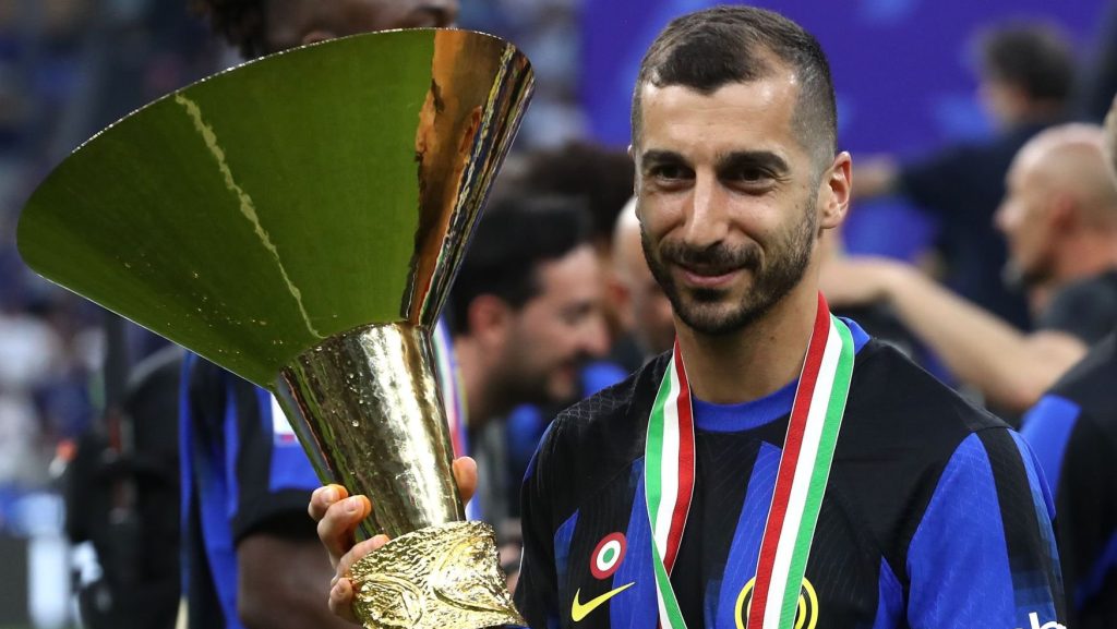 Henrikh Mkhitaryan Serie A Scudetto Inter Milan 2024