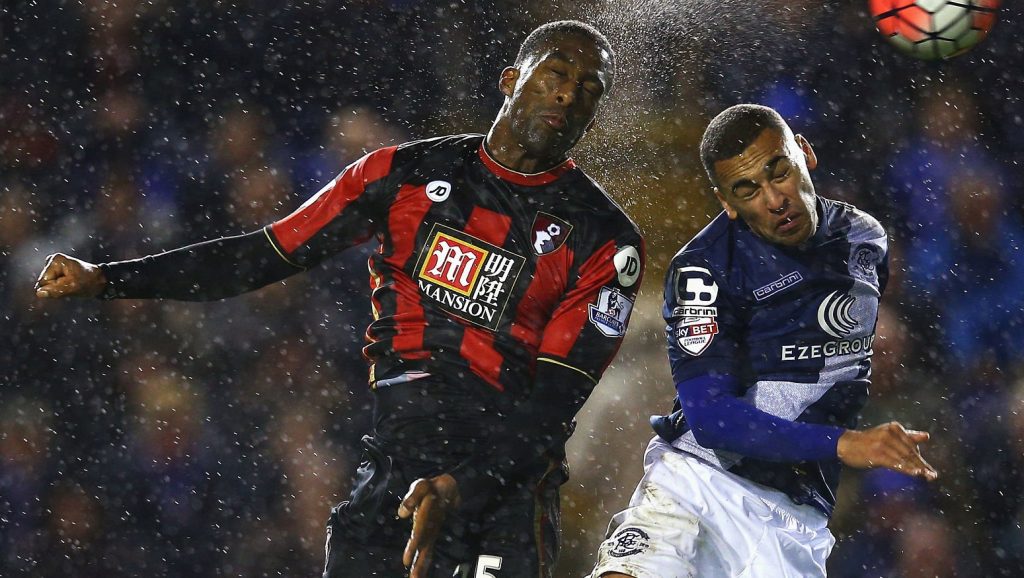 Sylvain Distin Bournemouth James Vaughan Birmingham City FA Cup 2016